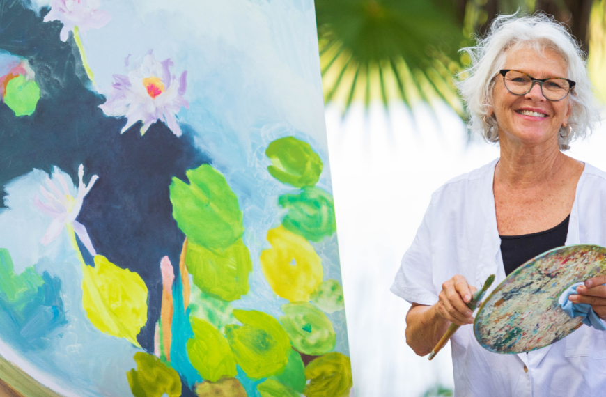 Color, Emotion, and Lots of Paint: Artist Christy Noonan Describes her New Waterlily Series