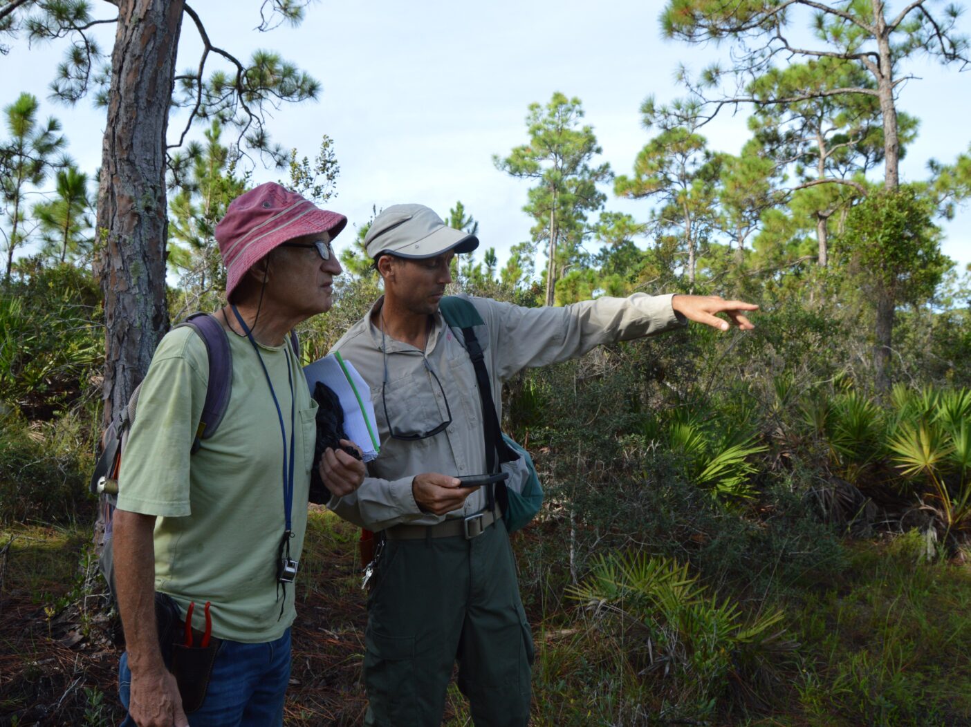 Dr. George Wilder and Eric Foht